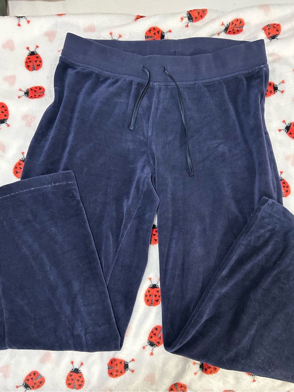made for life lowrise flare track pants
